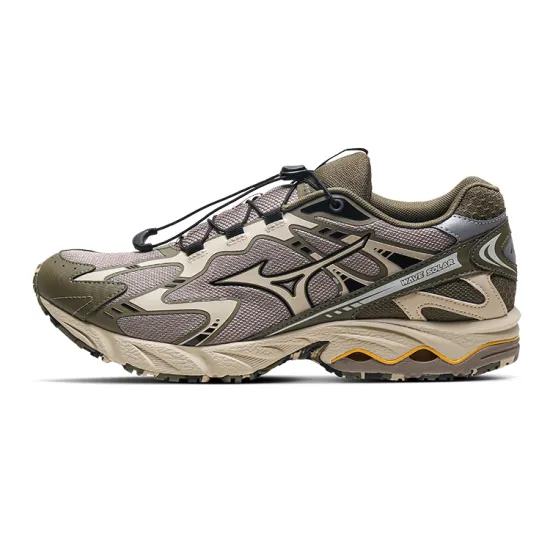 Mizuno Wave Solar V2 Anti Slip And Wear Resistant Coverage Support Low Top Casual Running Shoes Unisex Olive Green