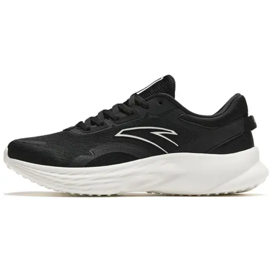 ANTA Running Shoes Women's Low-Top Black Ivory White