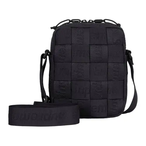 Supreme Jacquard Shoulder Bag, Crossbody Bag Regular Unisex Black