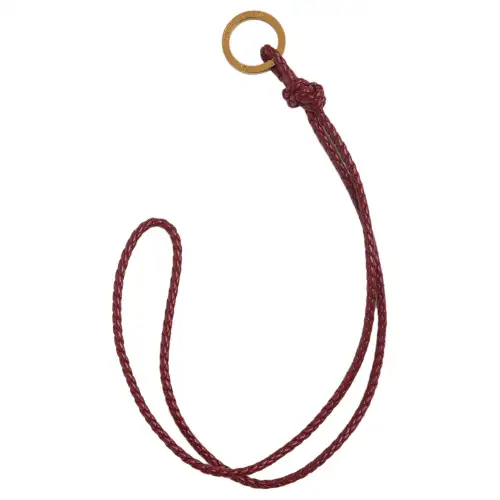 Bottega Veneta Sheepskin Keychains Women's Brown