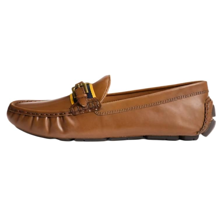 Polo Ralph Lauren Кожаная круглая голова ноги с капюшоном для отдыха обувь мужской стиль медь