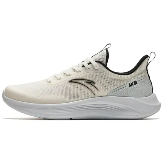 ANTA Running Shoes Men Low-Top Mudstone Gray