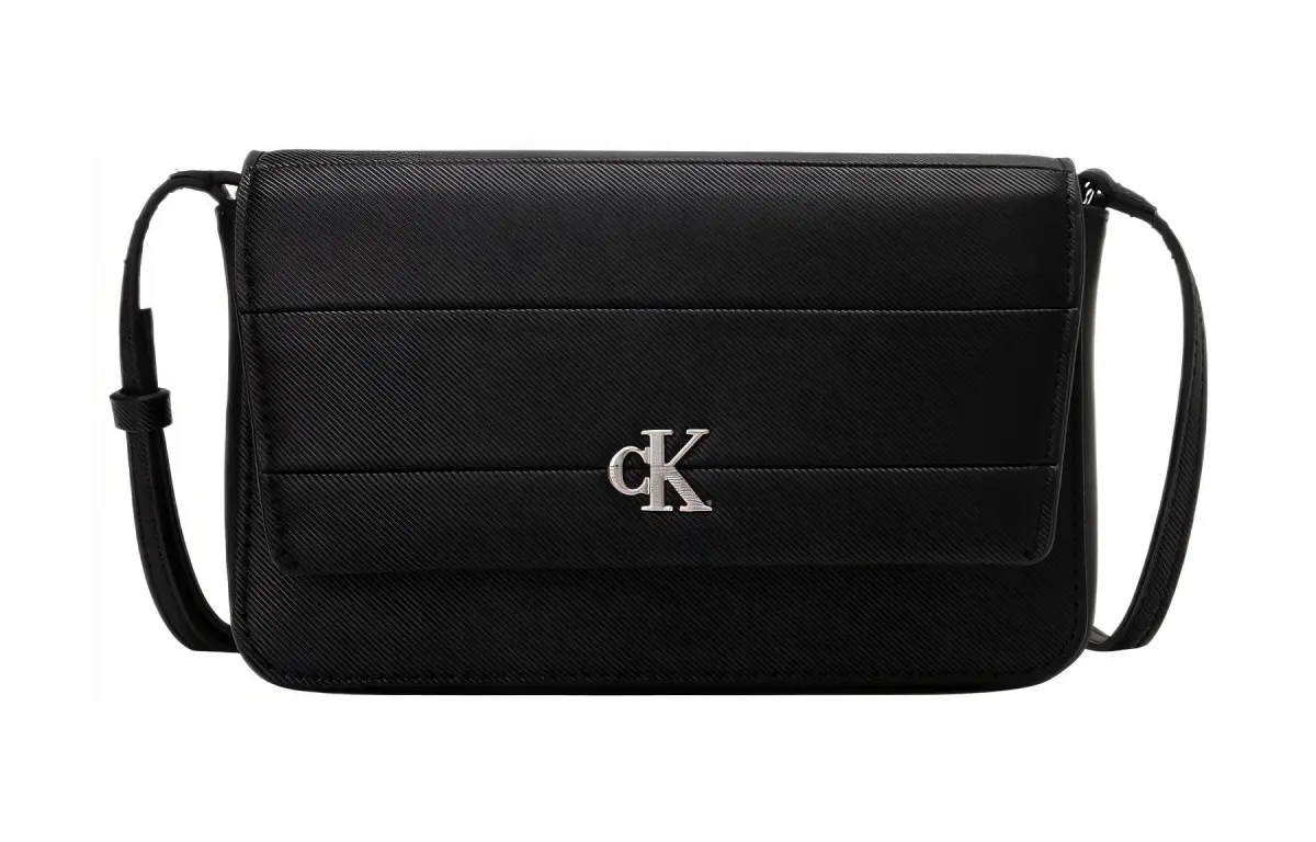CALVIN KLEIN Pu Crossbody Bags Women's Black