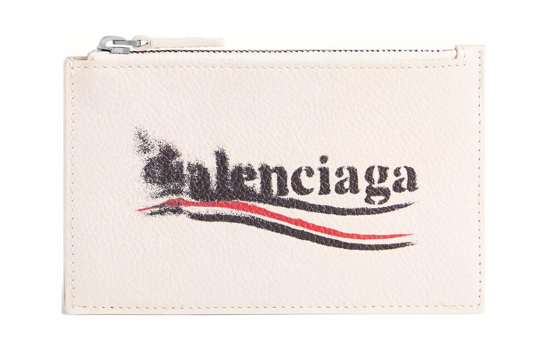 Мужская сумка Balenciaga Cash Cardholder (бежевая)