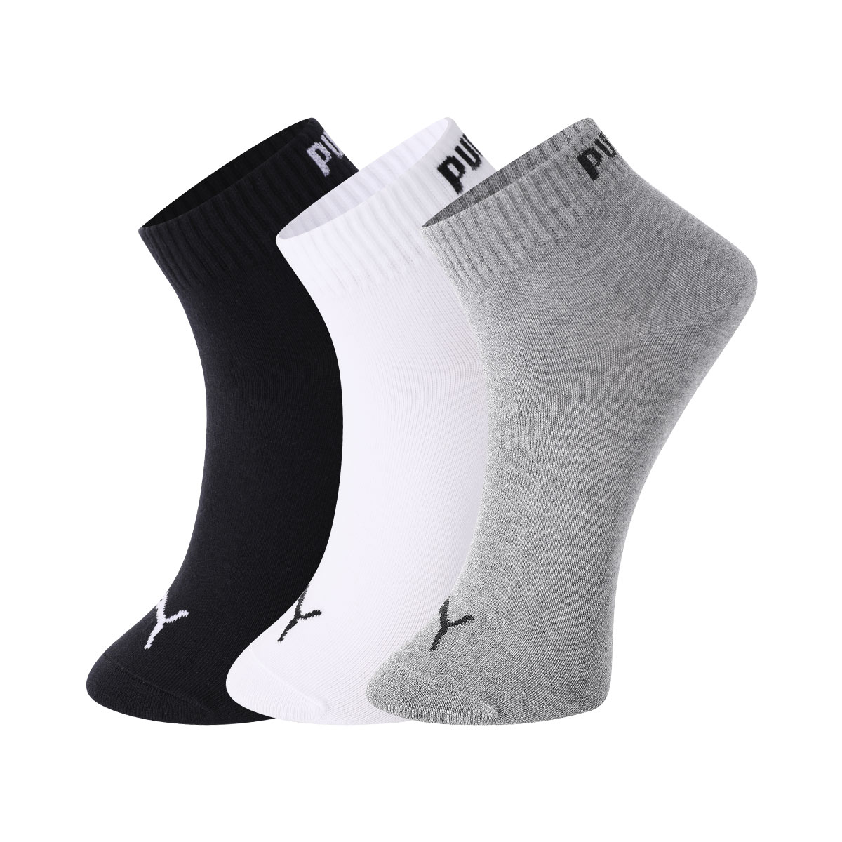 PUMA Mid Calf Socks Unisex 3 Pack