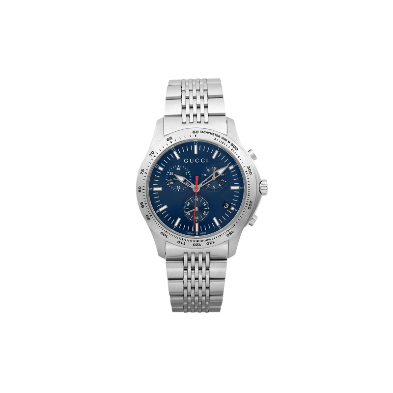 Мужские часы Gucci GUCCI 45mm 50 (синие)