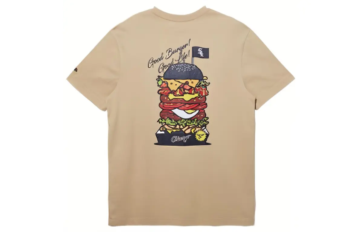 New Era T-Shirts Unisex Oat Crew Neck Moderate