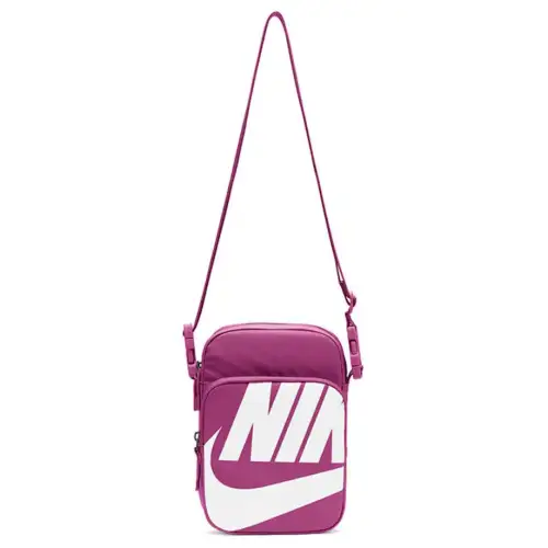 Nike Heritage Polyester Shoulder Bag, Crossbody Bag Regular Unisex Cactus Red