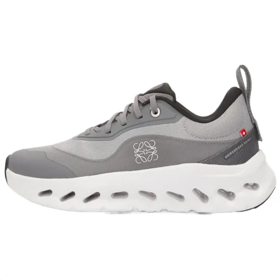 On X LOEWE Casual Shoes Women's Low-Top Gray