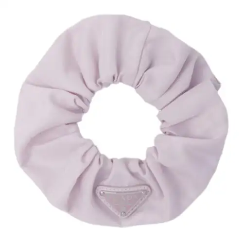 PRADA Recycled Nylon Hair Tie Women's Purple