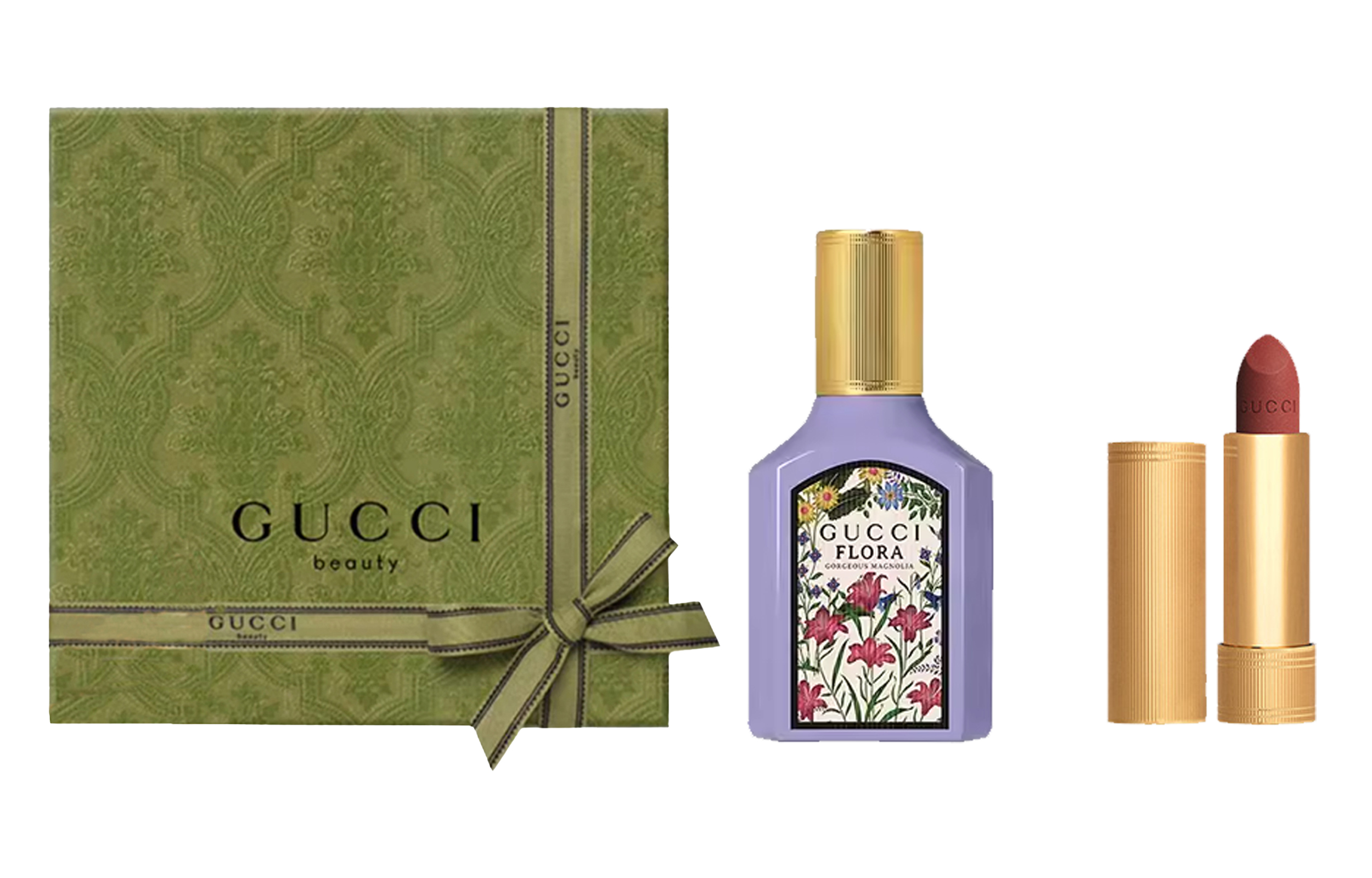Набор парфюмерии и косметики Gucci (золотой)