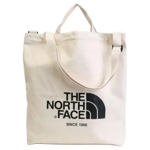 THE NORTH FACE 6.1L Tote Bag, Shopping Bag, Handbag, Outdoor Bag Cotton Beige Unisex