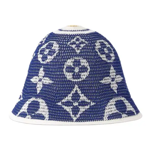 LOUIS VUITTON Summer Breath Cotton Hats & Caps Women's Blue