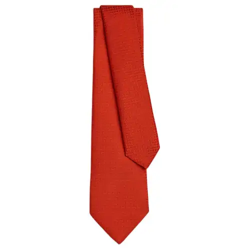 HERMES Faconnee Upside Down Ties Men's