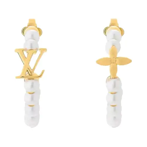 LOUIS VUITTON My Lv Pearl Earrings
