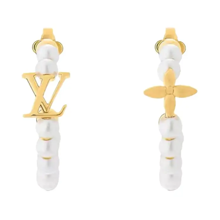 LOUIS VUITTON My Lv Pearl Earrings