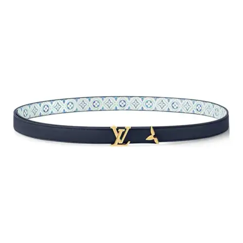 LOUIS VUITTON Pretty Lv 20mm Reversible Belt