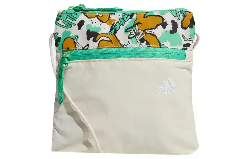 Adidas Polyamide Nylon Shoulder Bag, Crossbody Bag Regular Unisex Milk White