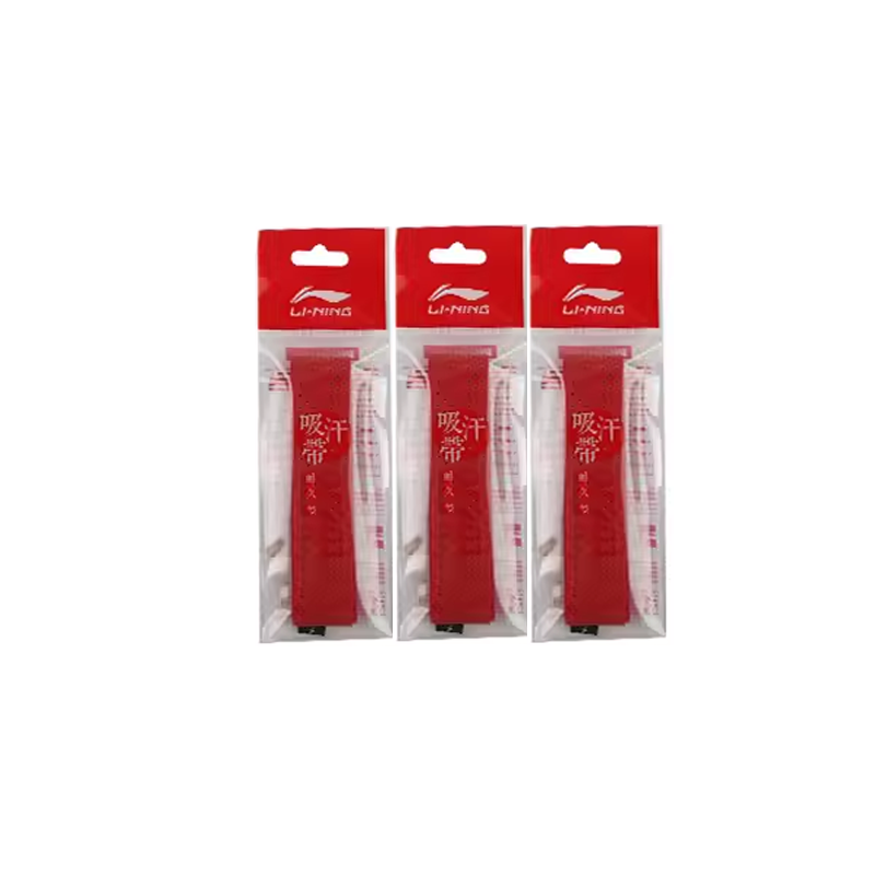 Li Ning Badminton Grip Tapes Pu Badminton Racket, Tennis Racket, Bike Handle, Fishing Rod Handle Thin 3 Pack