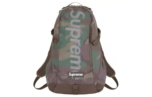 Supreme 500D Cordura Nylon Backpack Regular Unisex Woodland Camouflage