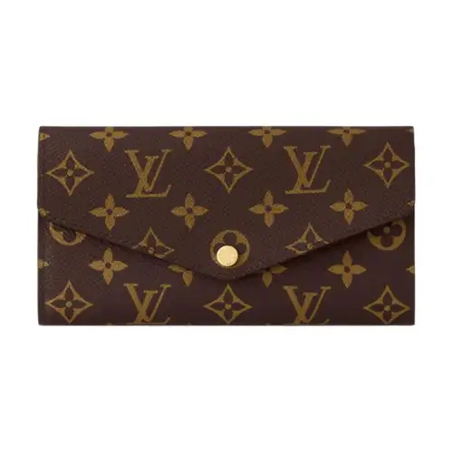 LOUIS VUITTON Sarah Wallet Monogram Fuchsia