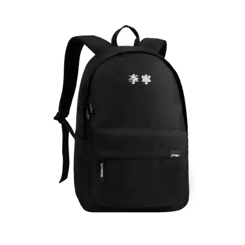 Li Ning Polyester Backpack Regular Unisex Pure Black