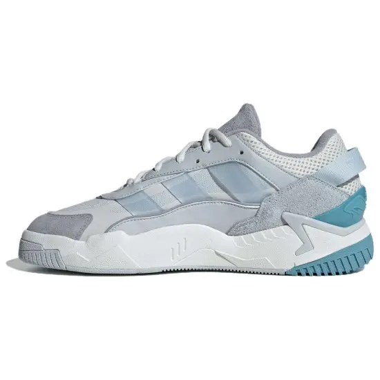 Adidas Originals Niteball 2.0 Anti Slip Wear Resistant Low Top Casual Shoes Unisex White Blue