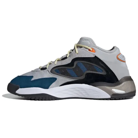 Adidas Originals Streetball Casual Shoes Unisex Low-Top Solid Light Gray/Black White