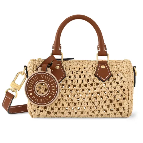LOUIS VUITTON Nano Speedy Natural/Tan