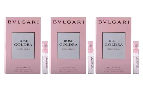 BVLGARI Bvlgari, perfume sample contains rose, set, 3 piece set, 1.5 ml
