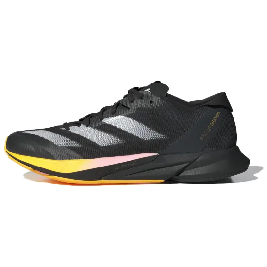 Adidas Adizero Adios 8 Running Shoes Women's Low-Top Black Yellow/White