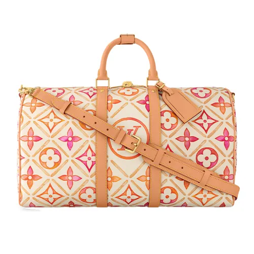 LOUIS VUITTON Keepall Bandouliere 45 Coral