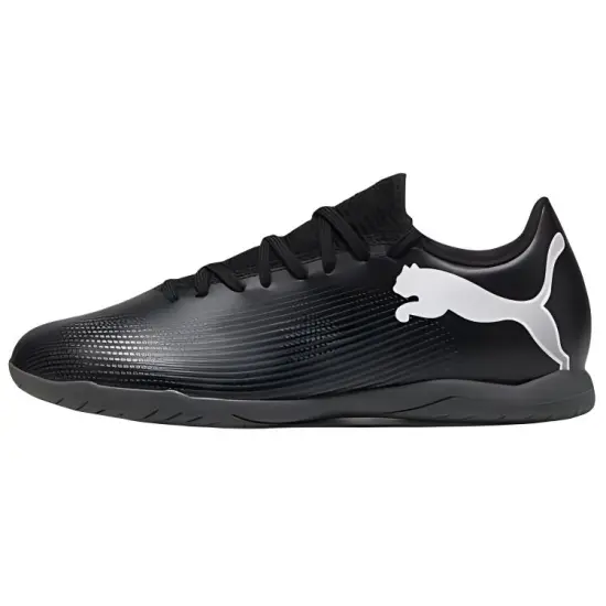 PUMA FUTURE 7 PLAY Soccer Shoes Men Low-Top PUMA Black-PUMA White