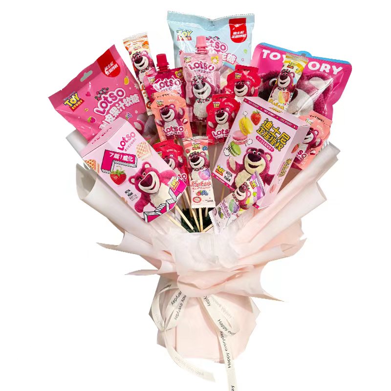Disney Disney, strawberry, acrylic children's gift box, bouquet, 520 gram, halloween, Birthday gift