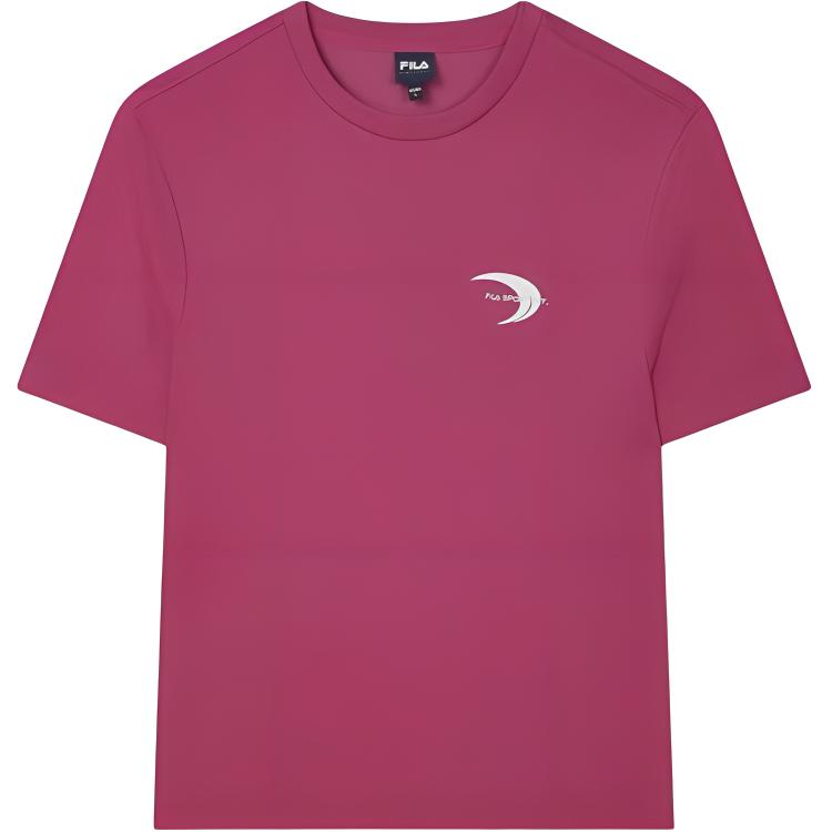 Мужская футболка Fila (розово-красная)