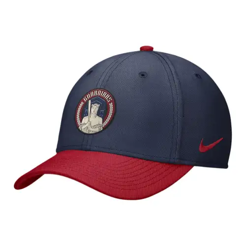 Nike Polyester Baseball Caps Unisex Marine Blue