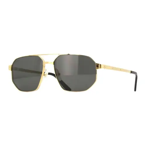 Cartier Santos de Cartier Avaitor Frame Sunglasses