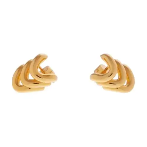 Balenciaga Loop Trio Stud Earrings