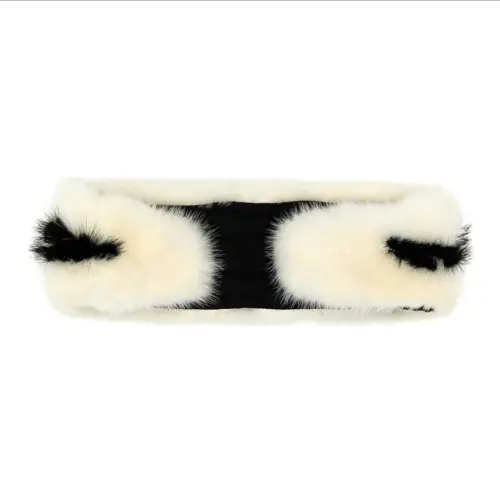 PRADA Mink Hair Bands Women's Beige