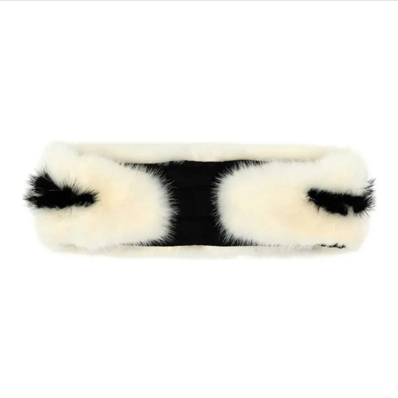 PRADA Mink Hair Bands Women's Beige