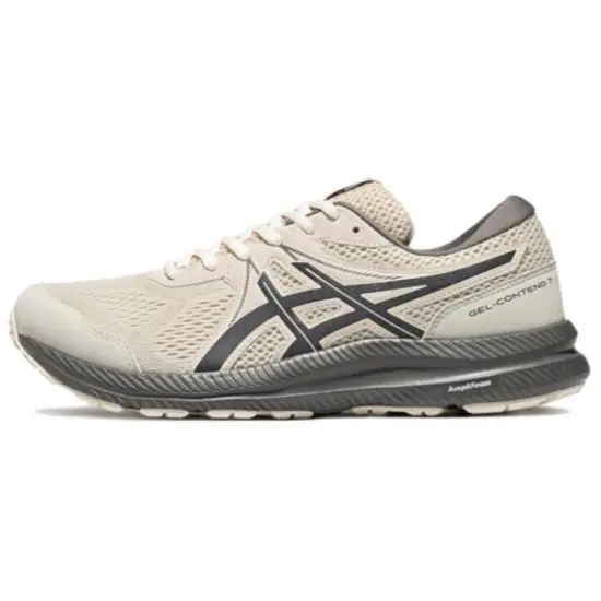 Asics Gel-Contend 7 Running Shoes Men Low-top Grey/beige/black
