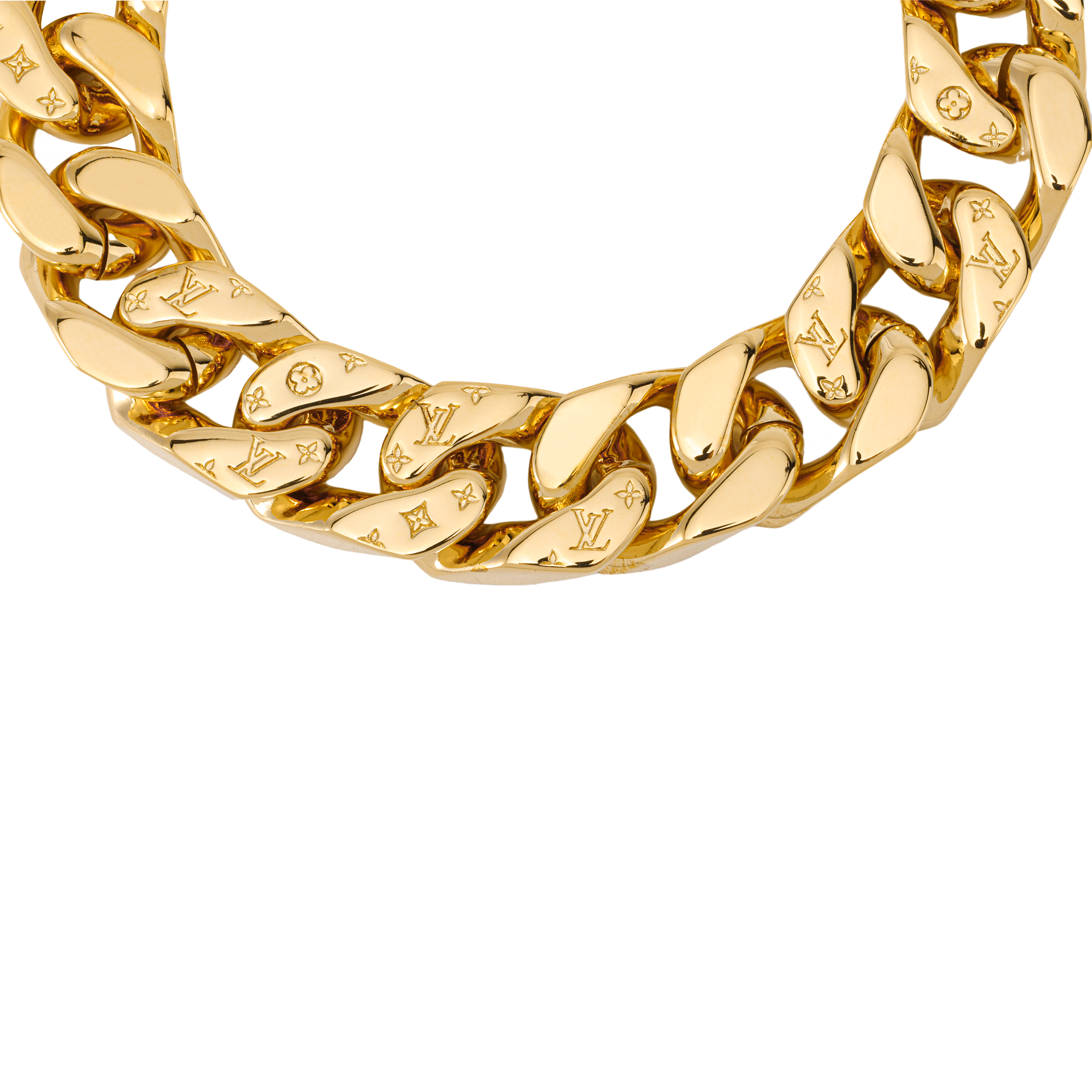 Браслет Louis Vuitton Chain Links (золотой) — фото 3