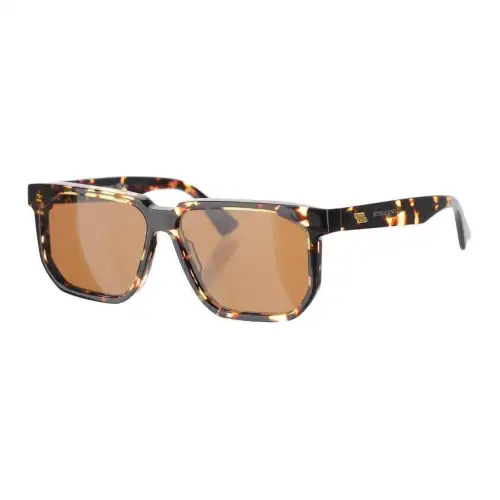 Bottega Veneta Irregular Shape Sunglasses Women's Tortoiseshell