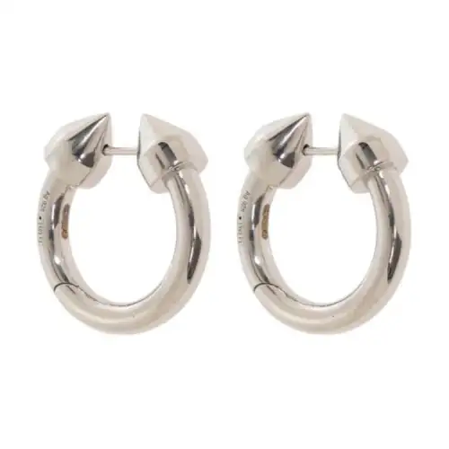 Balenciaga Sterling Silver Earrings Women's Silver