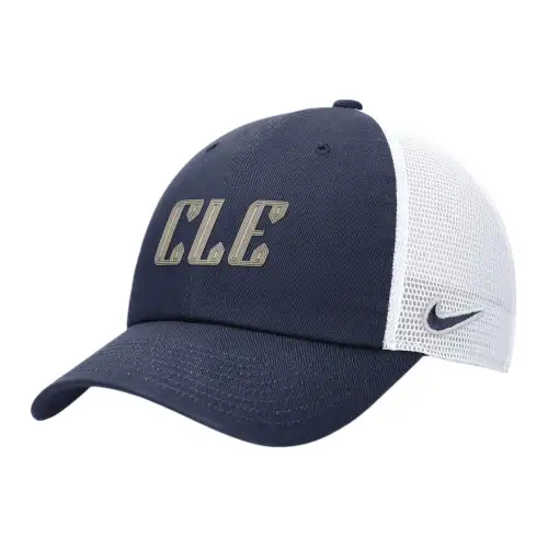 Nike Cotton Baseball Caps Men's Blue
