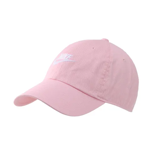 Nike Club Futura Unstructured Futura Wash Strapback Hat Pink