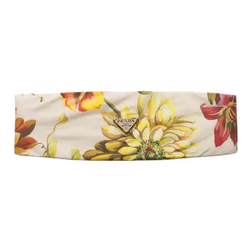 PRADA Fabric, Enamel Headbands Women's Multicolor