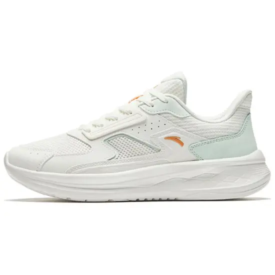 ANTA Running Collection Running Shoes Women's Low-Top Ivory White/Light Dawn Green