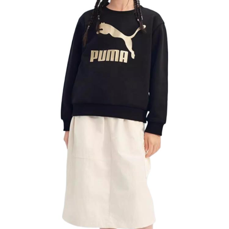 Детская худи PUMA Logo (черный) — фото 4