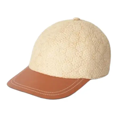 GUCCI Canvas Baseball Caps Unisex Beige